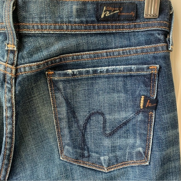 Citizens of Humanity Ingrid# 002 Stretch Low Waist Flare size 27 - Picture 6 of 12